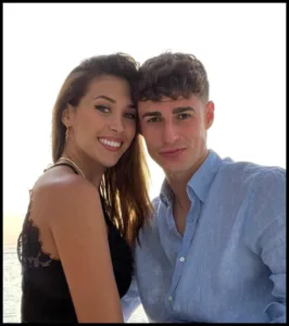 Kepa Arrizabalaga with Andrea Martinez