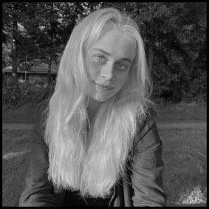 Black and white