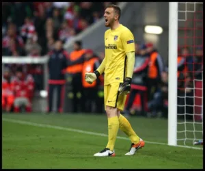 Slovenian goalkeeper