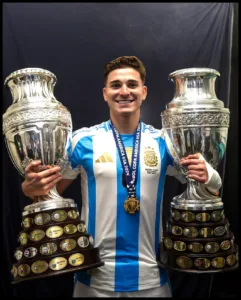 Julián Alvarez Copa America Trophy
