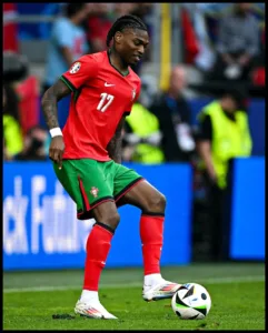 Rafael Leão In National Team Jersey