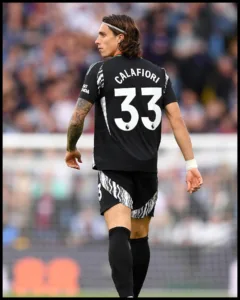 Riccardo Calafiori 33 Number Jersey