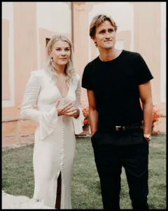Ada Hegerberg with her husband