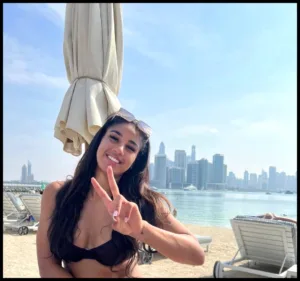 Gabby George looks pretty
