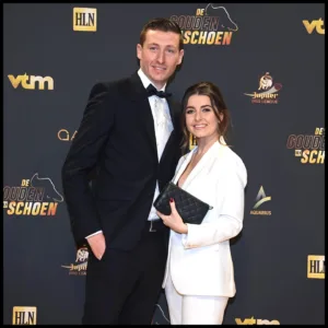 Hans Vanaken with his wife