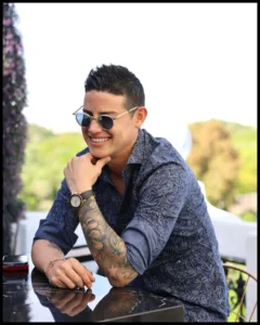 James Rodríguez looks very handsome