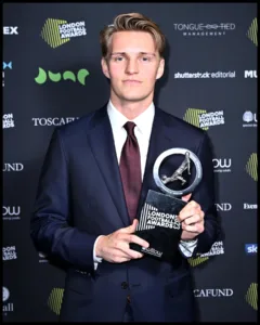 Martin Ødegaard with award