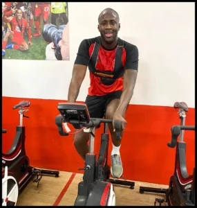 Yaya Touré is in gym