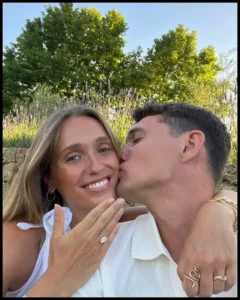 Andreas Christensen with his girlfriend
