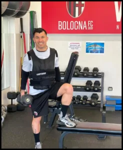 Gary Medel in gym